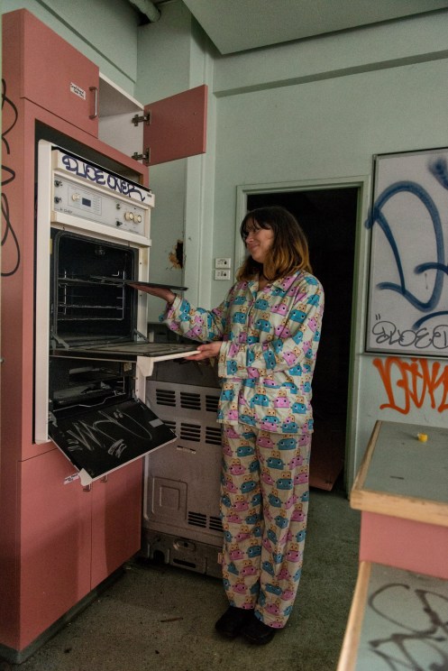 Doing a spot of baking