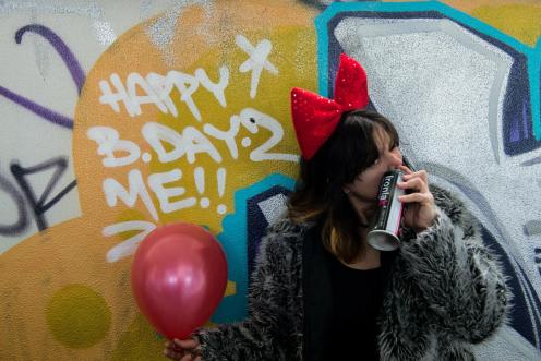 It's me birthday!  Gotta have some fun on me birthday.