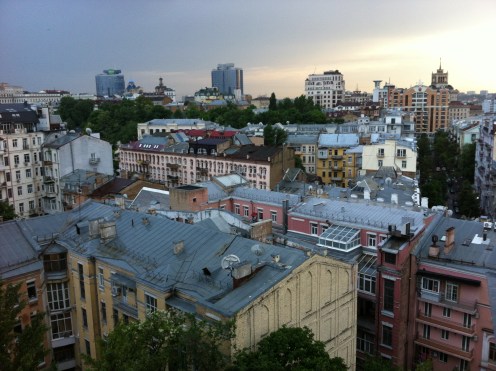 View from Hotel Ukraina